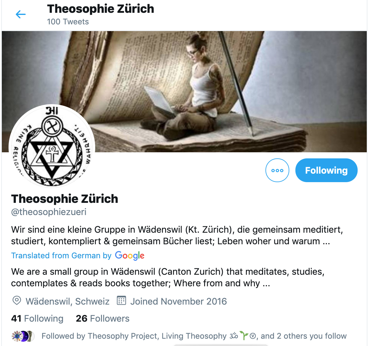 twitter teosofia zurigo